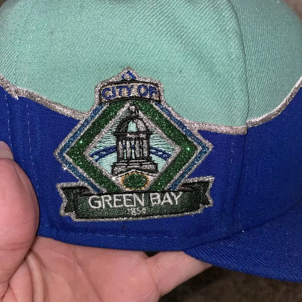 Green Bay Packers Hat Cap Red New Era 9Fifty Size 7 1/4 RARE STYLE
